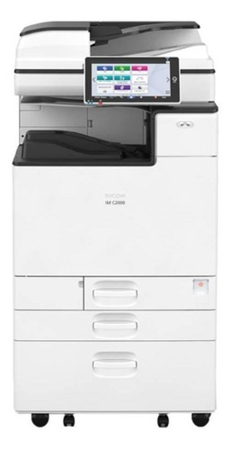 Imagen 1 de 3 de Impresora a color multifunción Ricoh IM C2000 blanca y negra 220V - 240V