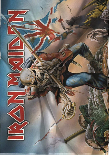 Bandera Tela Iron Maiden The Trooper Poster