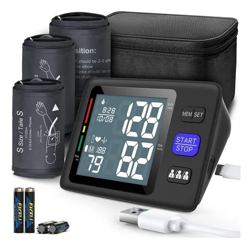 Brazo Superior Máquina Presión Arterial Bp Lcd Retroiluminad