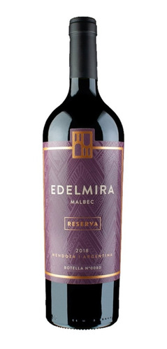 Vino Tinto - Edelmira Reserva Malbec