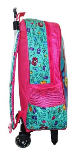 Imagem 4 de 6 de Mochila Rodinhas Maria Clara & Jp Youtubers Clio Infantil