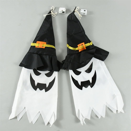 Fantasma De Halloween Colgante Decorativo Con Luz Led Calida