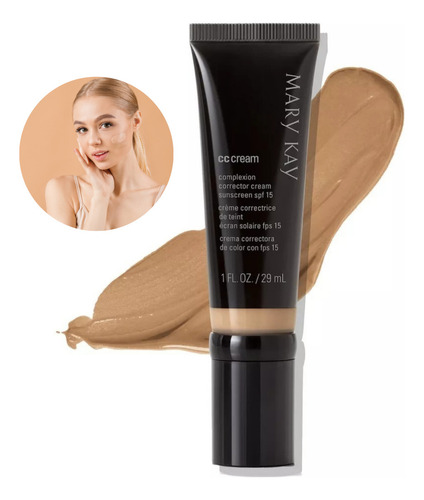 Cc Cream Mary Kay Crema Corrector Facial De Color Con Fps 15