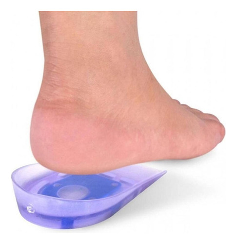 Calcanheira Dogma Foot Comfort Em Gel Cor Transparente Tamanho da calcanheira M