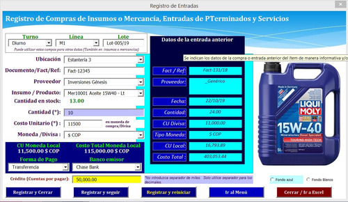 Imagen 5 de 6 de Diseño Y Ventas De Programas Para Emprendedores Excel Macros