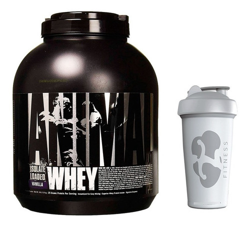 Universal Animal Whey X 4lb + Vaso - Proteina Isolada