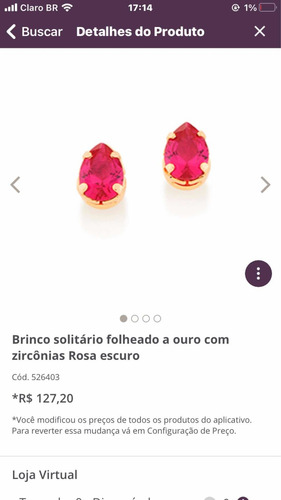 Imagem 3 de 3 de Brinco Solitário