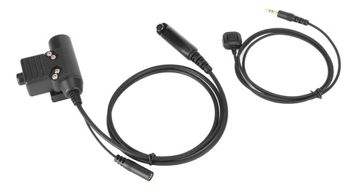 Cable Adaptador Ptt Para Auriculares Push To Talk, Portátil