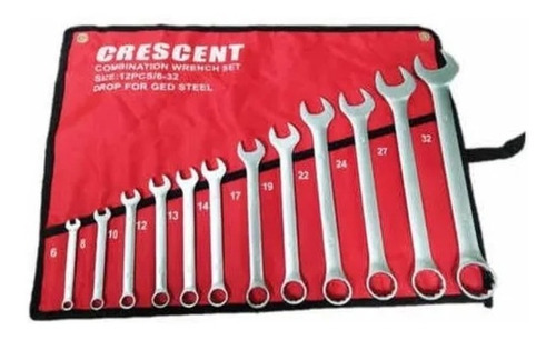 Juego Estuche De Llaves Mixtas Profesional Marca Crescent