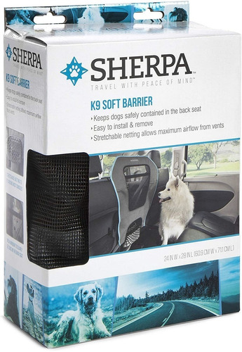 Sherpa K9 Barrera De Malla Para Asiento Delantero De Coche