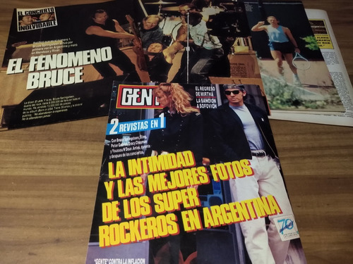 (rt831) Bruce Springsteen * Tapa Revista + 7 Pgs * 1988