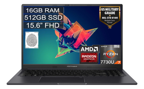 Portátil Asus M3504ya-bq294 Ryzen 7 7730u 16gb 512gb 15 Fhd