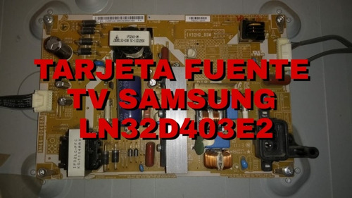 Tarjeta Fuente Tv Samsung Ln32d403e2