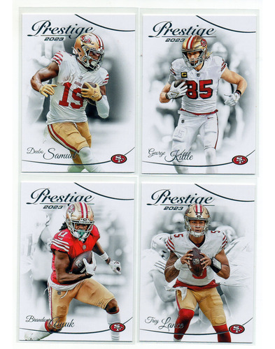 2023 Prestige Deebo Samuel George Kittle Aiyuk 49ers (4) Set (Usado)