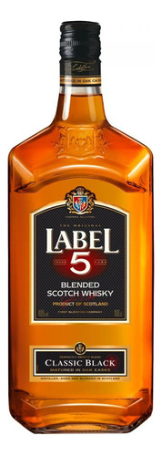 Caja De 6 Whisky Label 5 Blend 1 L