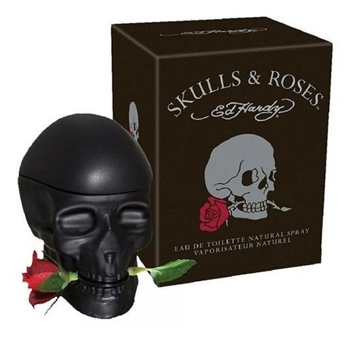 Edt 2.5 Onzas Skulls & Roses Ed Hardy Para Hombre En Spray 