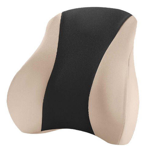 X Almohada De Soporte Lumbar Para Automóvil Soporte Beige