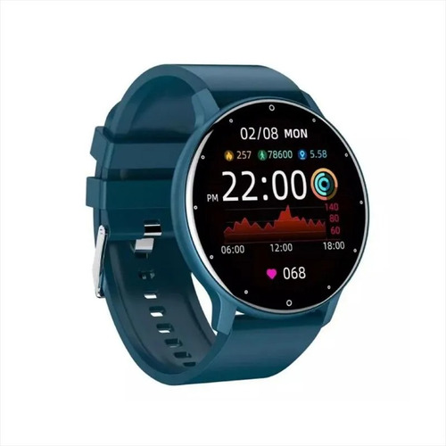 Smartwatch Genérica Zl02d 1.28 , Malla Negra