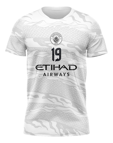 Camiseta Manchester City Dragon Blanca Julian Alvarez 