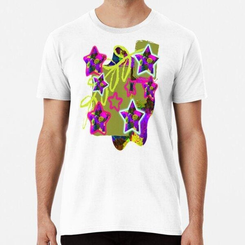 Remera Wacky Happy Star Abstraction, Nr 2, Arte Abstracto Ps