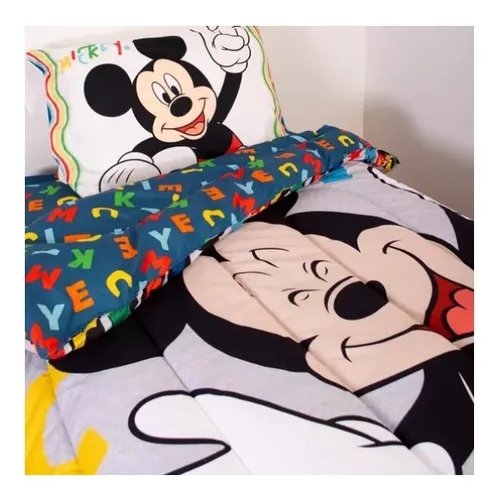 Acolchado Infantil Mickey Mouse Disney Piñata 1 1/2 Plaza