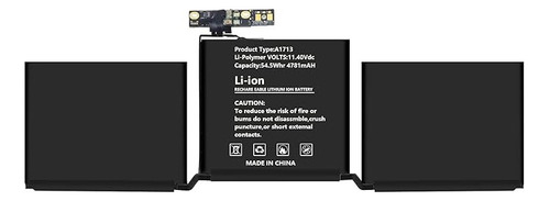 Batería Para Macbook Pro Retina 13 A1708 11.41v 54.5wh A1713