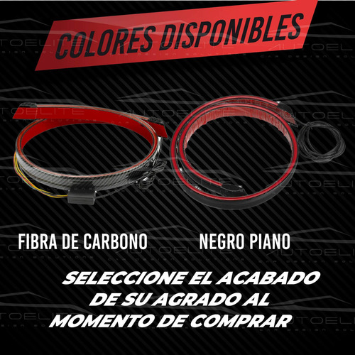 Alerón Spoiler Universal Led 120cm 5 Funciones Secuenciales