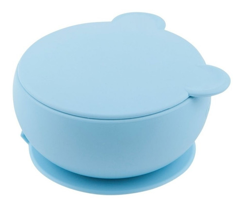 Imagen 2 de 6 de Bowl Silicona 450ml Antideslizante Con Tapa Minikoioi Bowly