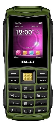 BLU Flash 2.4 Dual SIM 32 MB  verde militar 32 MB RAM