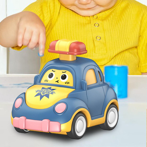 Ch Coche De Juguete Push And Go, Vehículo De Juguete Azul
