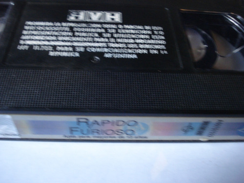 Vhs Rápido Y Furioso