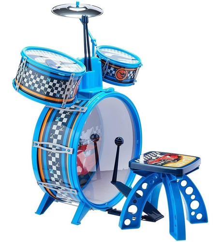 Bateria Infantil Hot Wheels Fun