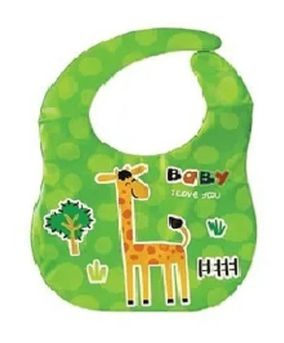 Babador Baby Para Bebê Girafa Guta Guti Dm Toys