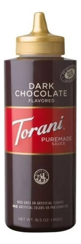 Salsa De Chocolate Obscuro Bebidas Y Postres Torani 488 Ml