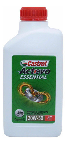 Aceite Para Motor Castrol  Actevo 4t 20w50 X 1l