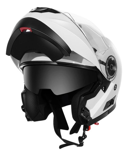 Motorcycle Modular Full Face Helmet Yema Ym-926 Moped Dot St
