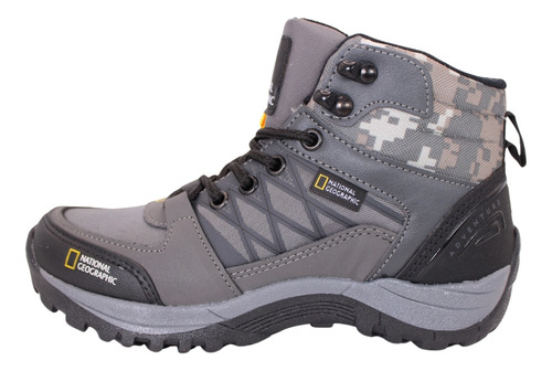 Bota National Geographic Hombre Resistente Negro/mate