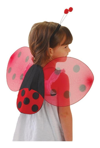 Us Toy Lady Bug Wings  Antenna Costume Set