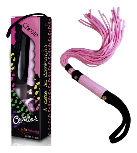 La Pimienta Sado - Chicote Com 20 Cordas | Rosa Claro