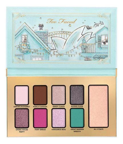 Paleta Sombras Too Faced Christmas In Sydney