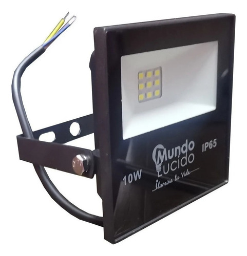 Reflector LED Mundo Lucido RF10B 10W con luz colorblanco frío