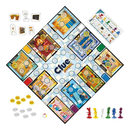 Juego En Caja Hasbro Clue Junior +4 F64195731