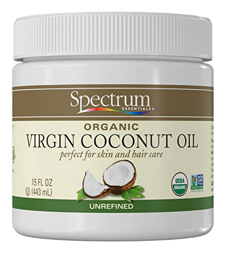 Aceite De Coco Orgánico Virgen  Essentials, 15 Oz