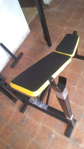 Banco Press Pecho Con Soporte Plano/inclinado