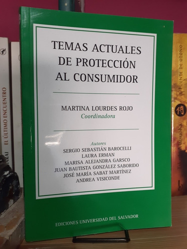 Temas Actuales De Proteccion Al Consumidor. Martina Lourdes (Usado)