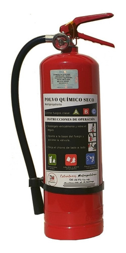 Extintor Nuevo Polvo Químico Seco (pqs) 6 Kg - Certificado