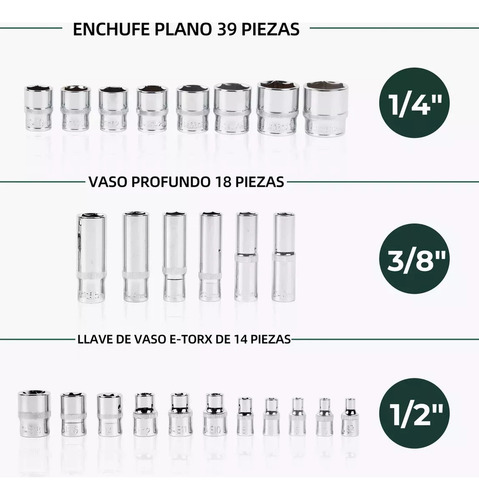 * Juego De Herramientas Mecánicas Reparación De Automóviles