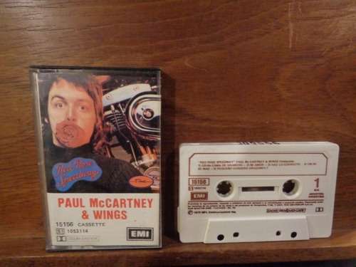 Paul Mccartney & Wings Red Rose Speedway Cassette Rock