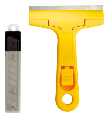 Raspador Plano P/ Tintas Piso Vidro Cerâmica Com 10 Lâminas