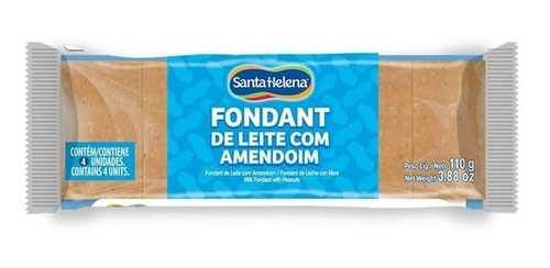 Fondant De Leite Com Amendoim Santa Helena 110g.